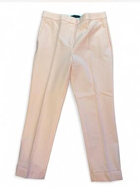 Ann Taylor Light Peach Straight-Leg Pants